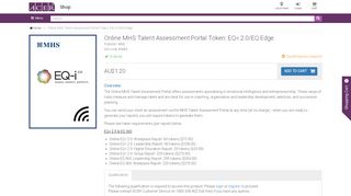 
                            4. Online MHS Talent Assessment Portal Token: EQ-i 2.0/EQ Edge | ACER - Mhs Talent Portal