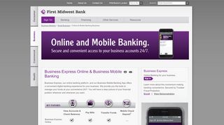 
                            5. Online & Mobile Banking Business - First Midwest Bank - First Midwest Bank Business Portal