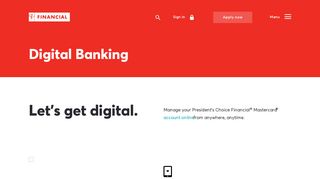 
                            7. Online & Mobile Banking | PC Financial - Pc Mastercard Portal Screen