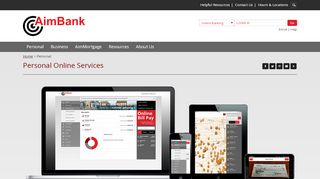 
                            2. Online & Mobile Banking - Personal Online Services | AimBank - Aim Bank Portal