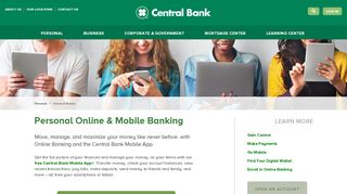 Online & Mobile | Central Bank - Metcalf Bank Online Portal