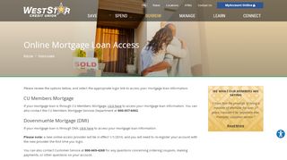 
                            5. Online Mortgage Loan Access | WestStar Credit Union | Las ... - Weststar Mortgage Portal