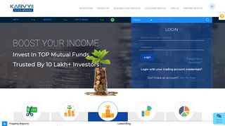 
                            1. Online Mutual Funds Investment in India | Karvy Online - Online Karvy Value Portal