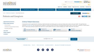 
                            3. Online Patient Services | Memorial Hermann - Memorial Hermann Patient Portal