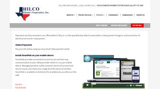 
                            2. Online Payments - HILCO Coop - Hilco Electric Portal