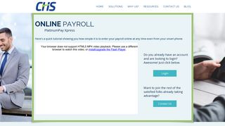 
                            5. Online Payroll Entry - CHS Payroll