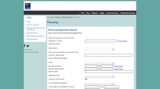 
                            7. Online Planning Applications Register - Search Page - Poole Planning Portal