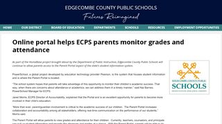 
                            3. Online portal helps ECPS parents monitor grades and ...