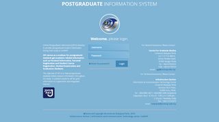 
                            4. ONLINE POSTGRADUATE Information System Login Page - UniMAP - Portal Unimap