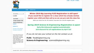 
                            7. Online Registration - Big Learning Login