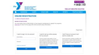 
                            4. Online Registration | YMCA of Greater Houston - Ymca Houston Portal