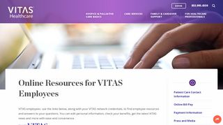 
                            1. Online Resources for VITAS Employees - VITAS Healthcare - Vitas Payroll Login