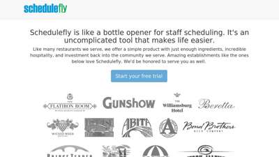 Online Restaurant Employee Scheduling Software by Schedulefly