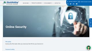 
                            3. Online Security | StockHolding - Stock Holding Corporation Of India Portal