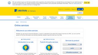 
                            6. Online services | Aviva for Advisers - Aviva Workplace Pension Portal Portal