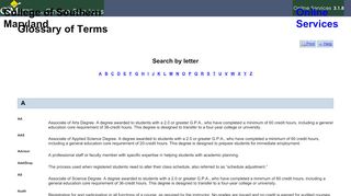 
                            5. Online Services - Glossary of Terms - Csmd Blackboard Portal