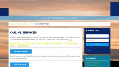 Online Services — Industrial Credit Union