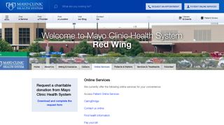 
                            2. Online Services - Marcho Clinic Health System - My Mayo Portal