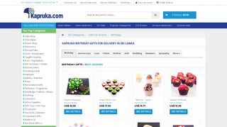 
                            2. Online Shopping - Kapruka Birthday Gifts For Delivery in Sri ... - Www Kapruka Com Portal