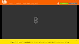 
Online Sports Betting & Odds | Bet £10 Get £30 | 888 Sport  
