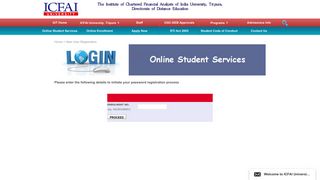 
                            1. Online Student Services | Flexible Learning Programs | ICFAI ... - Www Iutripura Edu In Student Login