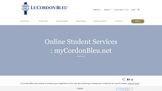 
                            1. Online Student Services: myCordonBleu.net - Le Cordon Bleu - Le Cordon Bleu Student Portal Portal