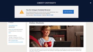 
                            4. Online Students | Jerry Falwell Library - Liberty University - Liberty University Library Research Portal
