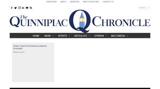
                            4. online ticket portal | The Quinnipiac Chronicle - Quinnipiac Student Ticket Portal