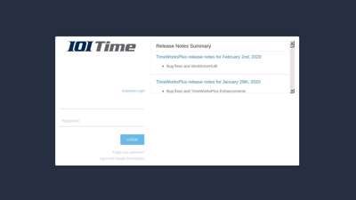 Online Time and Attendance - Timekeeping Login