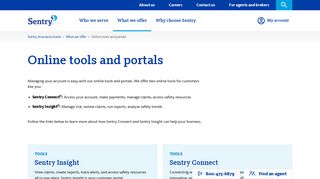 
                            7. Online tools and portals for customers | Sentry Insurance - Sentry Insurance Employee Portal