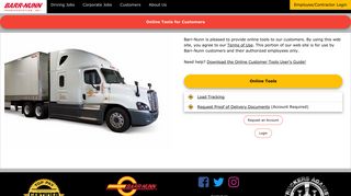 
Online Tools for Customers - Barr-Nunn Truck Driving Jobs  
