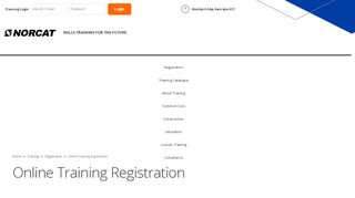 
                            7. Online Training Registration | NORCAT Training - Norcat Portal