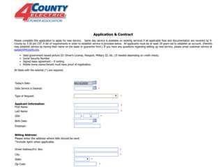 
                            6. Online Web Form - 4 County