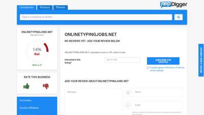 
                            7. ONLINETYPINGJOBS.NET reviews and reputation check