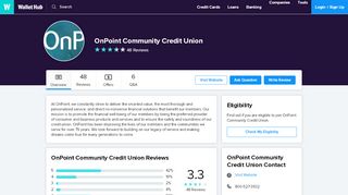 
                            7. OnPoint Community Credit Union Reviews: 47 User Ratings - Onpointcu Com Portal