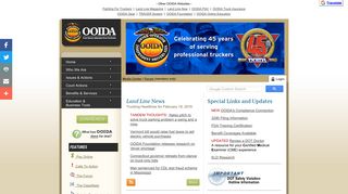 
OOIDA, Owner-Operator Independent Drivers Association  
