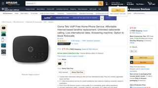 
                            9. Ooma Telo Free Home Phone Service. Blocks ... - Amazon.com - 00ma Portal
