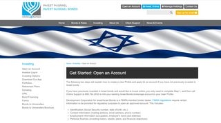 
                            5. Open an Account - Israel Bonds | Invest in Israel - Israel Bonds Portal