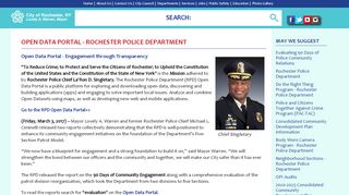 
                            4. Open Data Portal - Rochester Police Department - City of Rochester - City Of Rochester Employee Portal