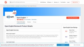 
                            5. Open English Reviews 2020: Details, Pricing, & Features | G2 - Www Openenglish Com Portal