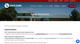 
                            7. Open Positions | South Slope - Southslope Webmail Login