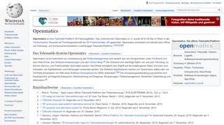 
                            5. Openmatics – Wikipedia - Openmatics Portal