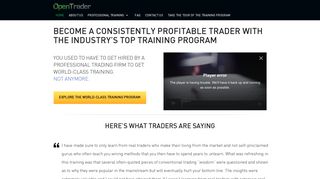 
                            4. OpenTrader | Professional Training For Futures Traders - Open Trader Pro Training Portal