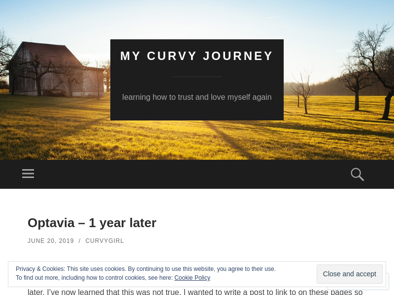 
                            8. Optavia - 1 year later | my curvy journey