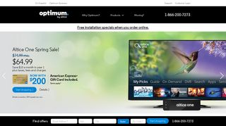 
                            5. Optimum Internet, TV and Phone - Connect More - Cablevision House Health Check Portal