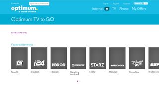 
                            1. Optimum TV to GO - Watch TV Anywhere | Optimum - Bein Sports Optimum Portal