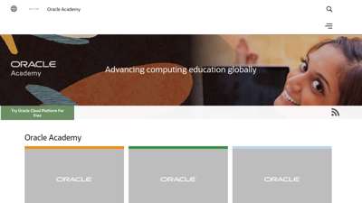 Oracle Academy  Oracle Academy Blog