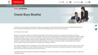 
                            3. Oracle and BlueKai - Bluekai Portal