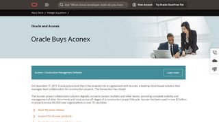 
                            5. Oracle Buys Aconex - Aconex Portal Usa