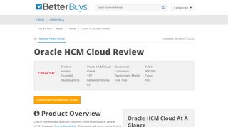 
                            5. Oracle HCM Cloud Review – 2020 Pricing, Features ... - Royal Farms Oracle Cloud Portal
